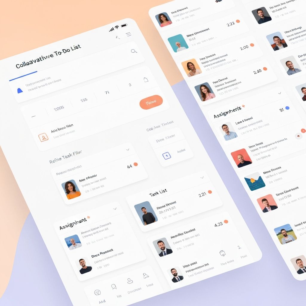 Two-do main interface showing shared task lists