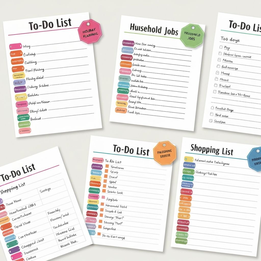 Organize tasks into multiple custom lists